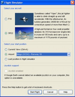 How To Use The Flight Simulator In Google Earth